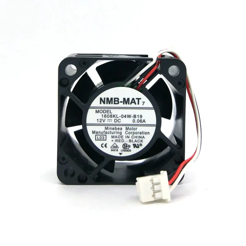 

New Original NMB 1608KL-04W-B19 L03 1608KL-04W-B10 DC12V 0.06A 40*20MM Cooling fan