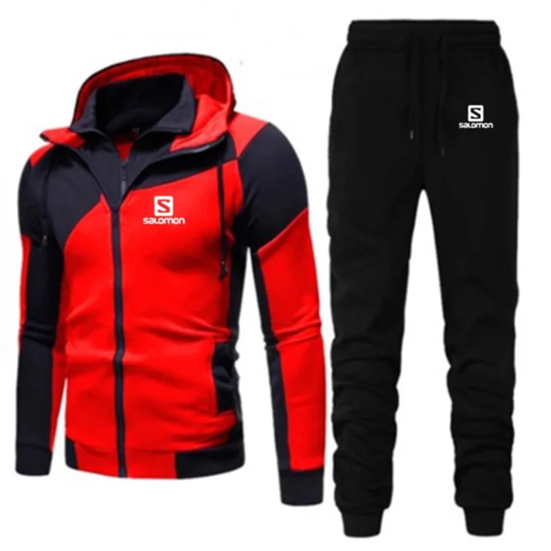 

Tracksuit Men's Hoodie Suit Fashion S Print Autumn Casual Sports Suit Men's Suit Sports Two Piece Men Clothes Sportswear 2 Set