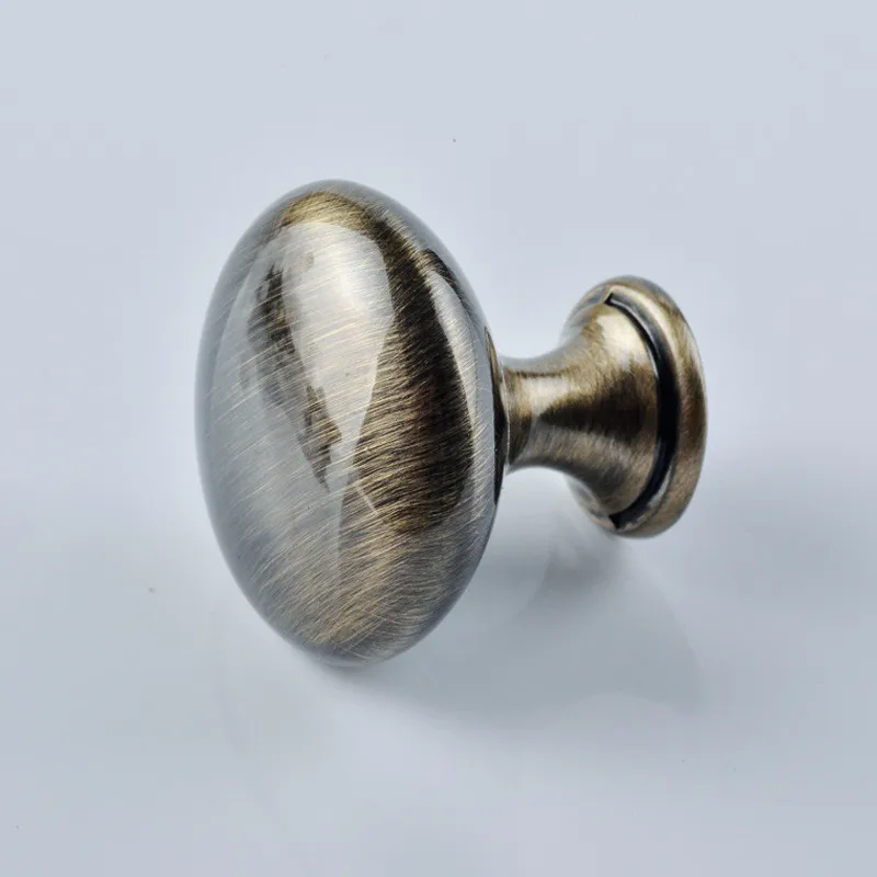 Яркая хромированная круглая ручка для мебели с одним отверстием простая ящика