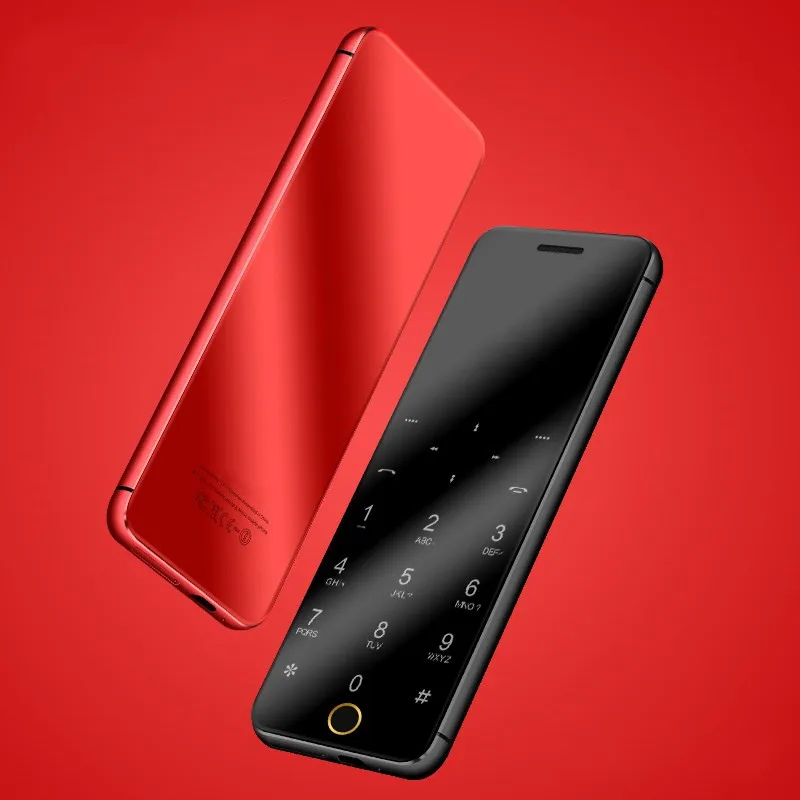 Ulcool V66 Plus мобильный телефон 1 54 "Супер Мини ультратонкая карта Роскошный MP3 Bluetooth