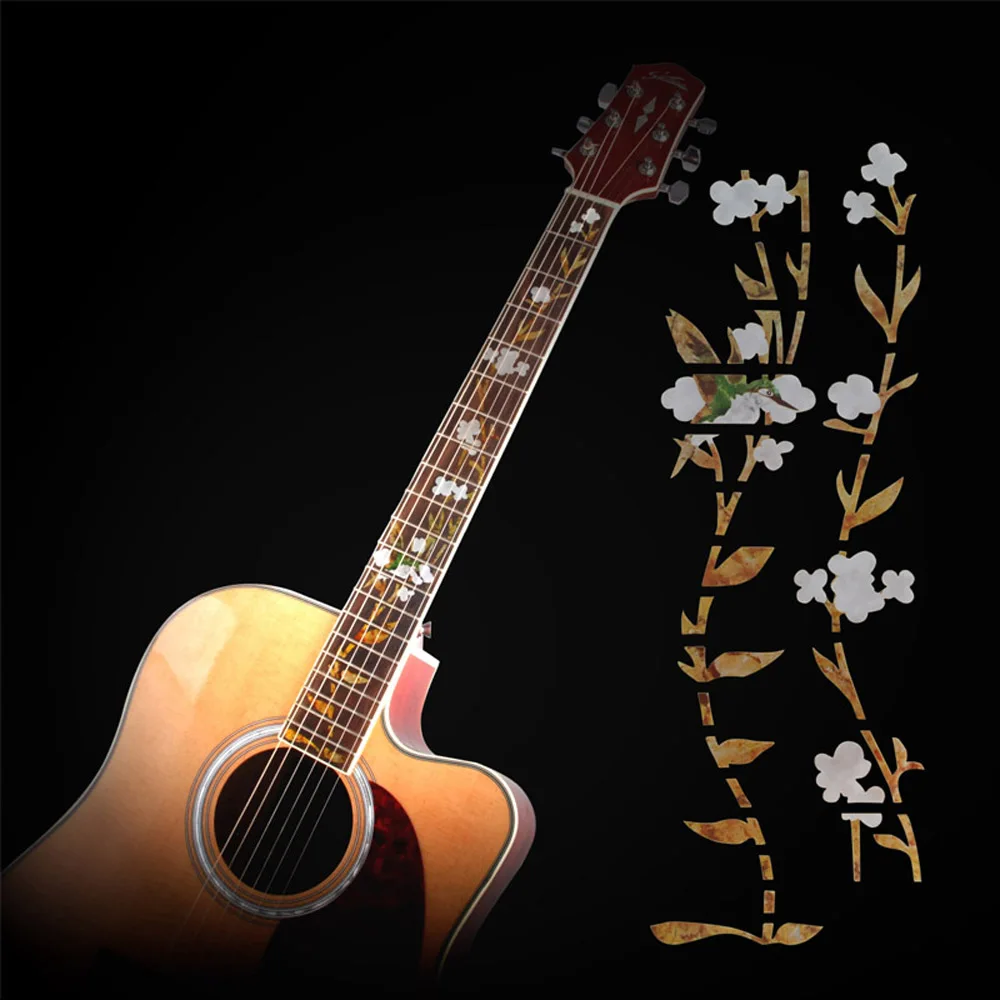 1 Набор маркеров подставок для гитары инкрустированные наклейки украшение с