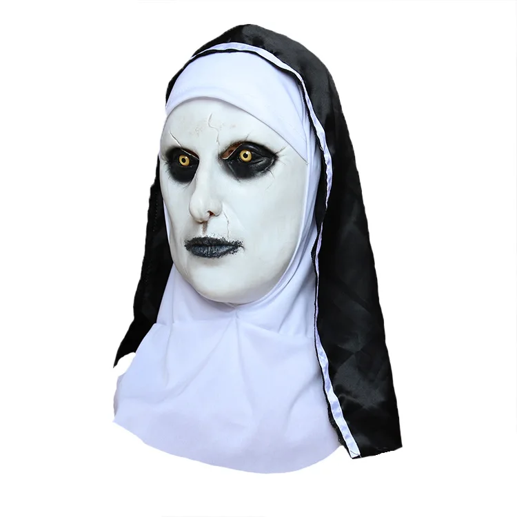 

Evocation Nun Mask Halloween Latex Virgin Mary Masks Holiday Dance Party Funny Cosplay Props Wholesale