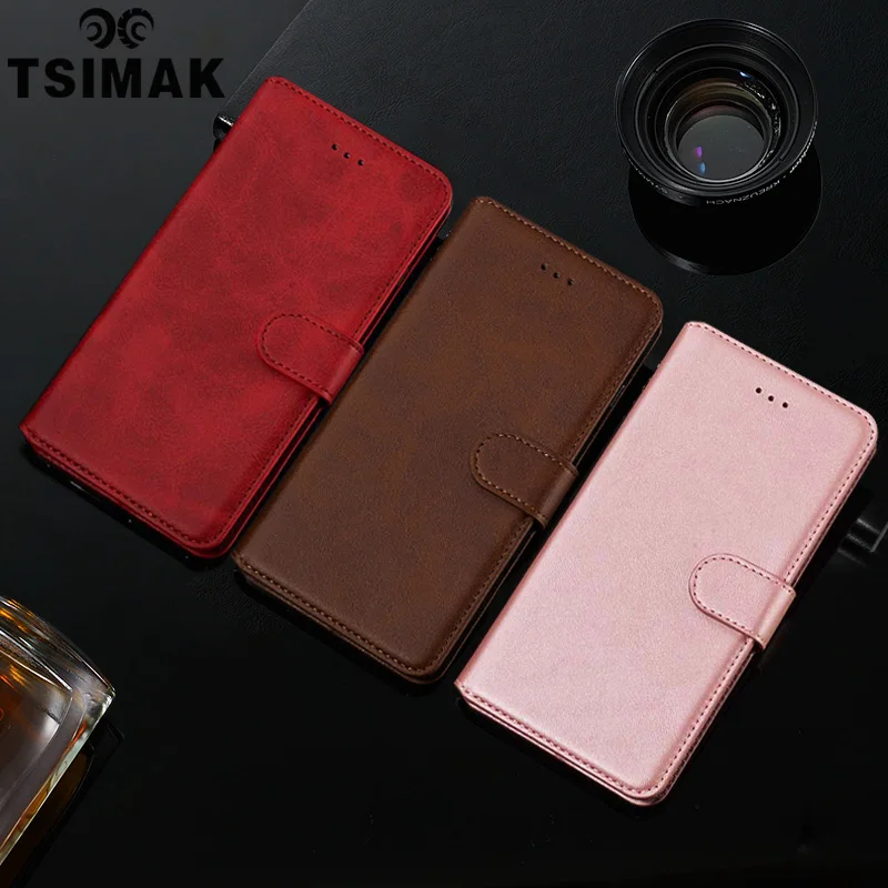 Чехол-Кошелек Tsimak для LG V30 V40 V50 G7 G8 ThinQ Stylo 4 5 Q8 2018 Q Stylus Plus Ретро флип-чехол из
