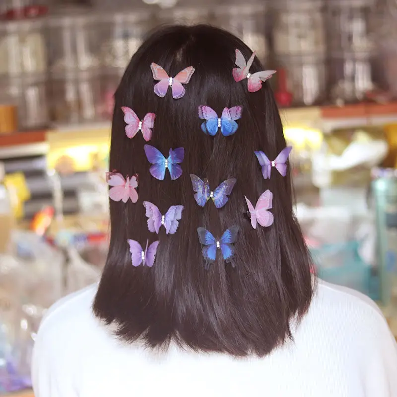

5pcs Hair Clip Three-dimensional Butterfly Cute Bobby Pin for Baby Girls Children Hair Pin Adorable Hair Barrette Clips