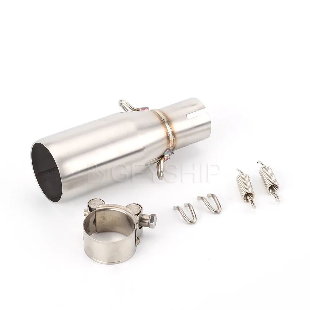 MP3 мотоциклетный глушитель среднего соединения трубы для Piaggio HYBRID 300/LT 2008 2014 CARNABY