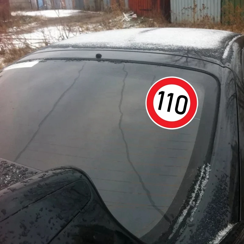 Наклейки на машину без превышения скорости 110. Внедорожник. Дизельные автомобили.
