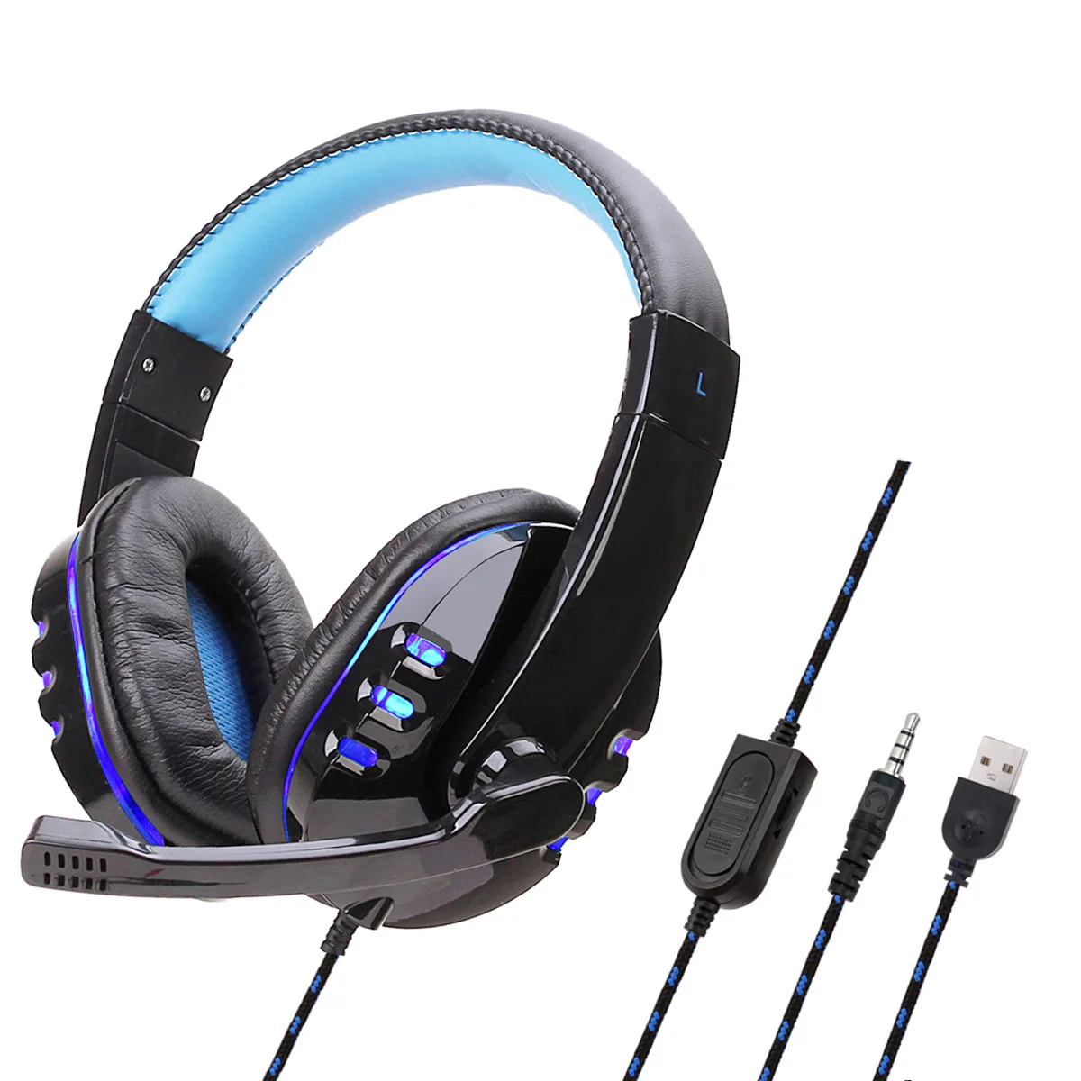 

SY733MV luminous game electronic competition computer headset headset PS4 dedicated