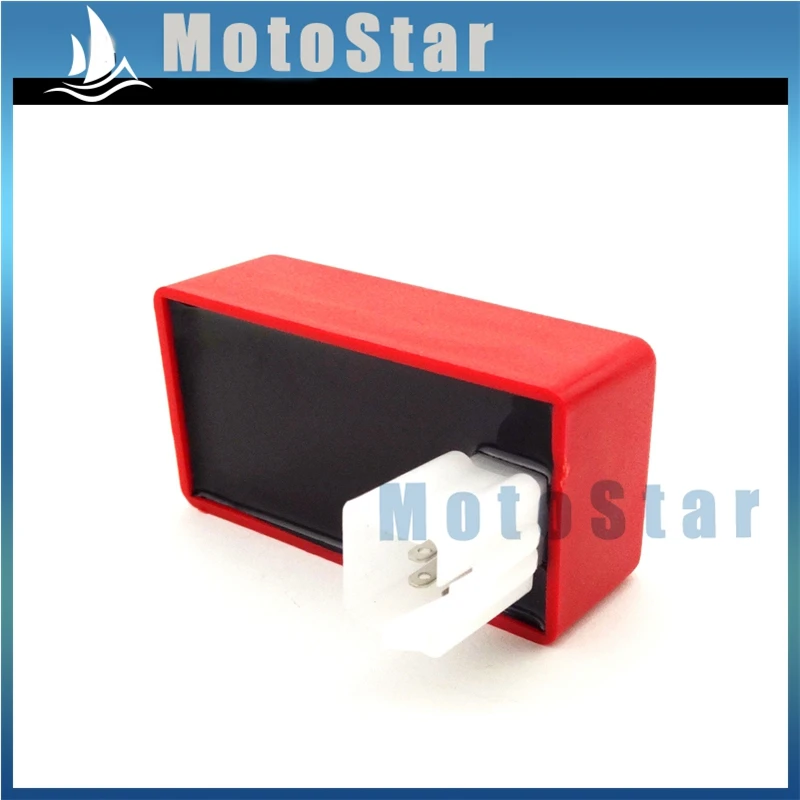 Коробка зажигания переменного тока 5 контактов красная для двигателя XR50 CRF50 50cc 70cc