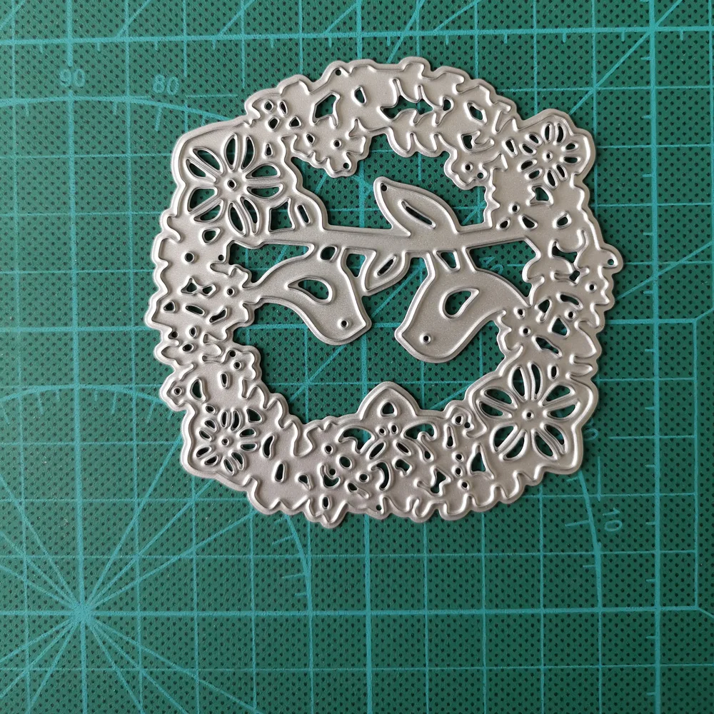 

DIY Mold Scrapbook Etching Die Bird Branch Metal Cutting Dies Garland Decoration Embossed Carbon Steel Mode Educational Toys