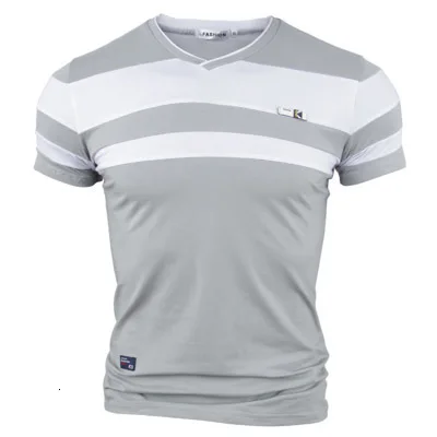 Men T shirt 04 Летняя Новинка Yyfs футболки для мужчин С короткими рукавами натуральный хлопок Футболки с v-образным вырезом хлопковая Футболка высокого качества M-4XL Camisa - Цвет: Men T shirt 04
