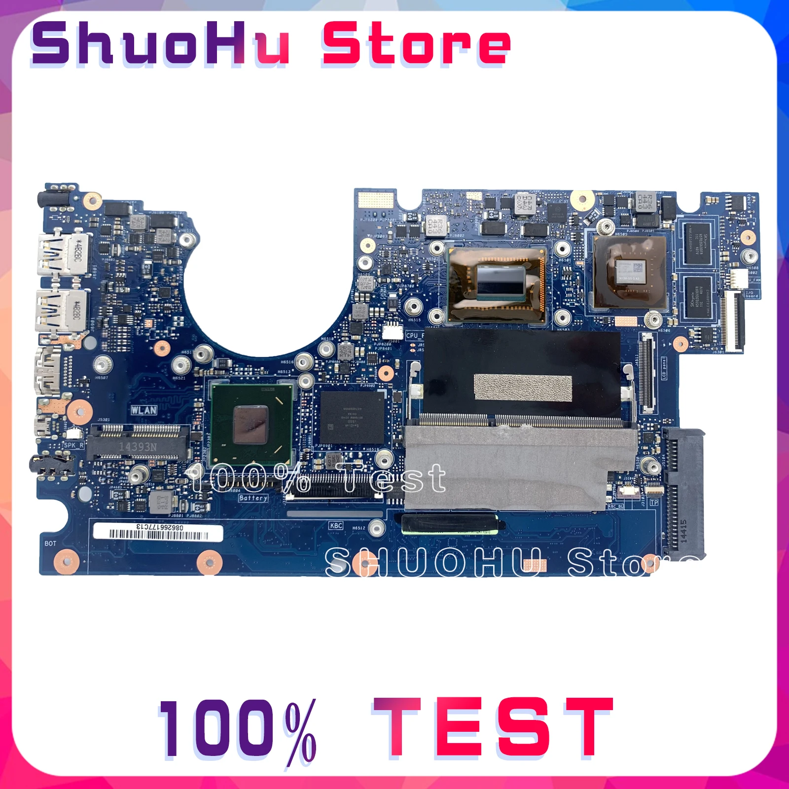 KEFU UX32VD для ASUS UX32V UX32A CPU I7-3517U 2G память ZenBook материнская плата ноутбука