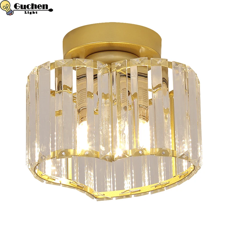 

Crystal Ceiling lamp Living room light for home Bedroom Loft lighting Fixture Corridor Hall lustre home shop Decor lamps LED
