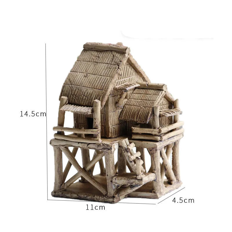 Креативный Ландшафтный аквариум украшение для аквариума керамический дом