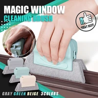 2021 magic window cleaning brush creative window groove cleaning cloth windows slot cleaner brush clean window slot clean tool