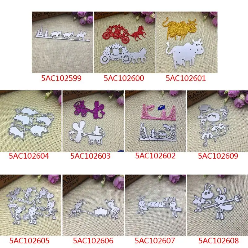 Группа крыс металлические режущие штампы Трафаретный Скрапбукинг DIY штамп для