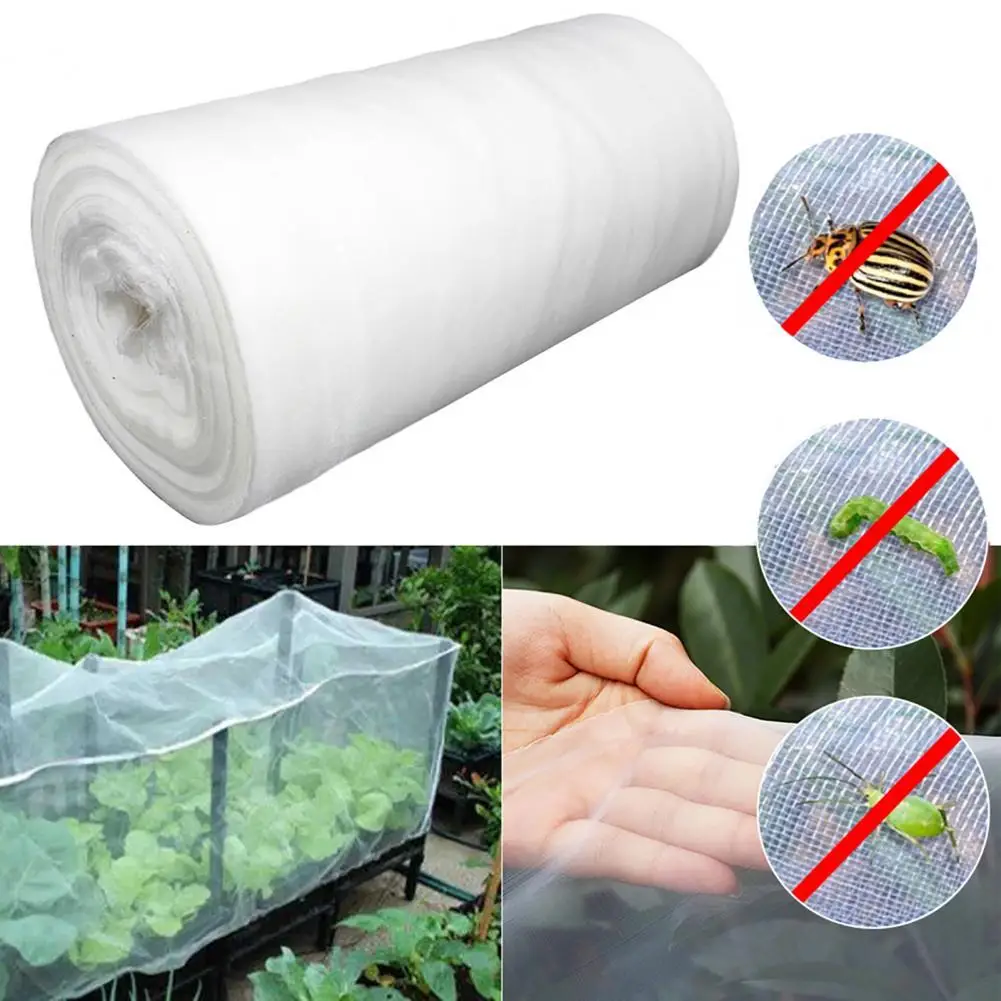 

Сетка для защиты растений, складная практичная нейлоновая сетка для защиты от птиц и насекомых для теплиц