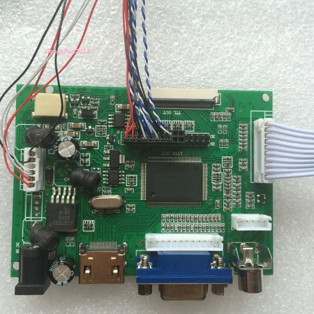 Для 9 0 &quot50pin 2AV + VGA LCD AT090TN10 800(RGB)× 480 панель дистанционного управления