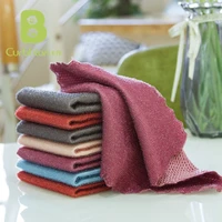 curbblan 123 pc dishcloth household absorbent cleaning cloth microfiber pp silk kitchen dish towel rag kitchen clean tools