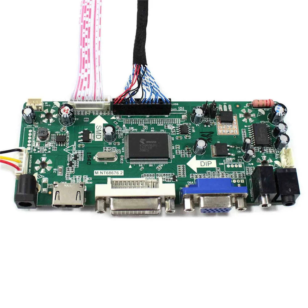 

Lwfczhao Monitor Kit for B173RW01 V0 V.0 HDMI+DVI+VGA Controller Board Driver Lvds 40pins 1600x900 LCD LED Screen Panel