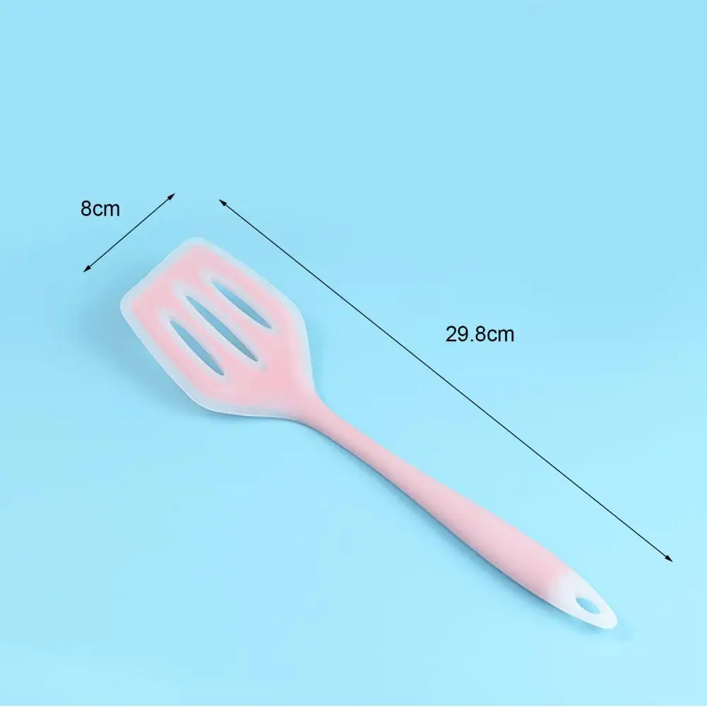 

Food Grade Silicone Slotted Turner Nonstick Hollow Design Kitchen Utensils Spatula for Cooking Non-stick spatula