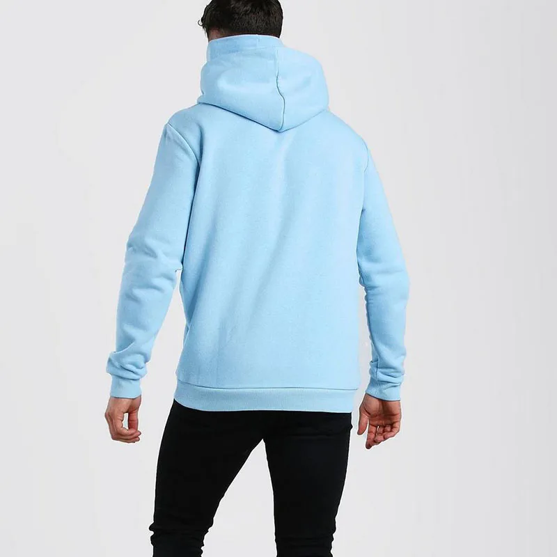 

Pure Color Hoodie Slim Men's Sweatshirt with Face Mask Sports Hooded Large Pocket Men Shirt Long Sleeve Pullover Top Turtleneck