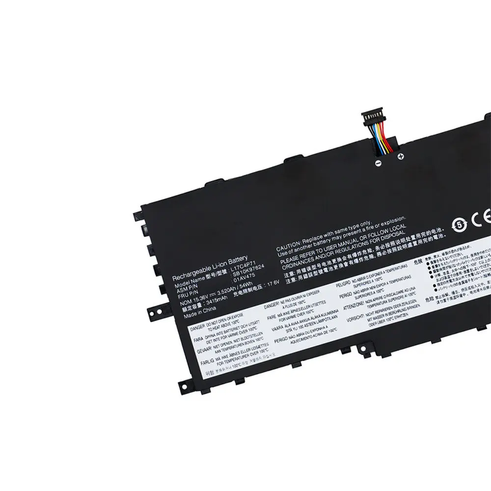 НОВЫЙ аккумулятор для ноутбука L17C4P71 Lenovo ThinkPad X1 Yoga 2018 L17M4P71 01AV474 01AV475 SB10K97624 SB10K97623