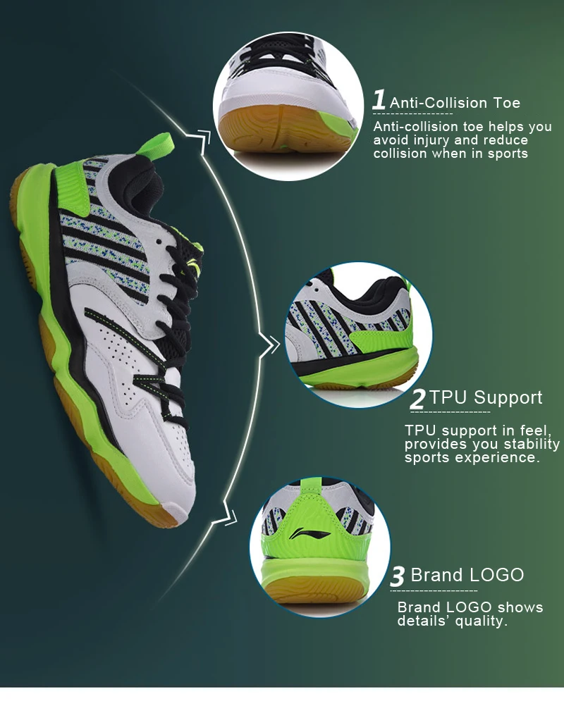 Новинка Li-Ning Мужская обувь для бадминтона профессиональные дышащие кроссовки износостойкие RANGER TD LN спортивная обувь AYTM081 L731OLB