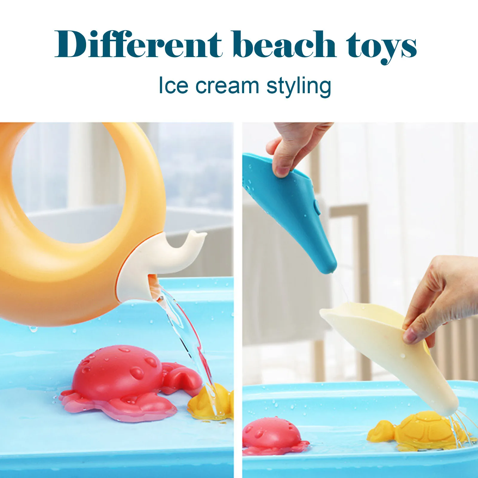 

Jouet Sable14 Piece Beach Toys Sand Play Set Sandpit Toy Summer Outdoor Games Toy Beach Bucket Set For Kids Juguetes Playa W*