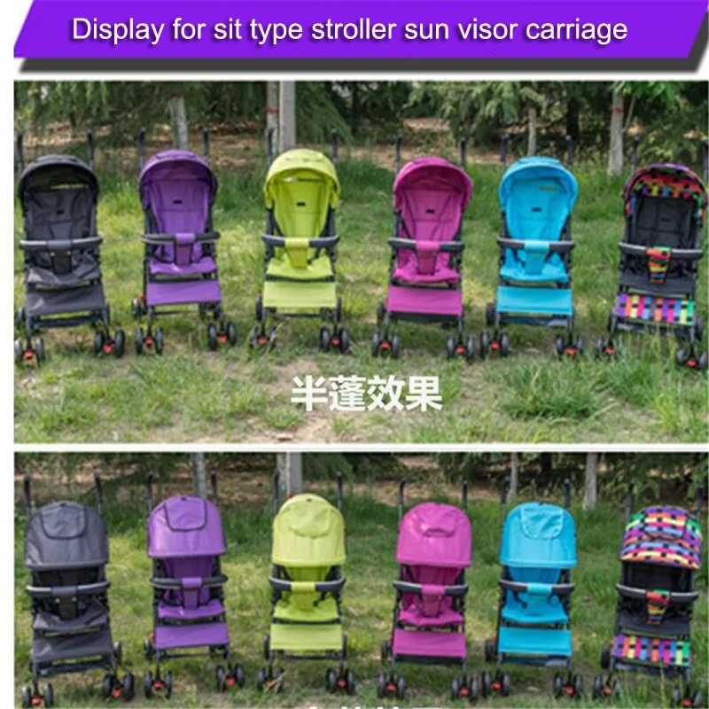 

Baby Stroller Sunshield Shade Protection Hood Canopy Cover Prams Stroller Accessories Baby Stroller Sun Visor Carriage Sun Shade