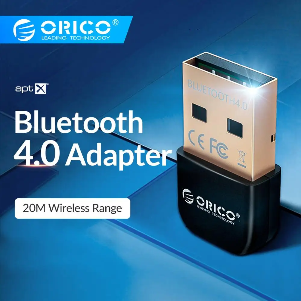 ORICO беспроводной USB Bluetooth компьютерный адаптер 4,0 aptx Bluetooth ключ музыкальный передатчик звуковой приемник Bluetooth адаптер