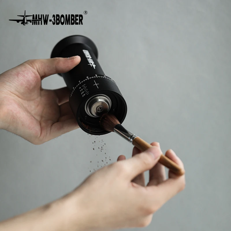 MHW-3BOMBER-molinillo Manual Voyager de 40g de capacidad, m&aacute;quina de molienda de granos de caf&eacute; por goteo de alta calidad, herramientas Barista-5