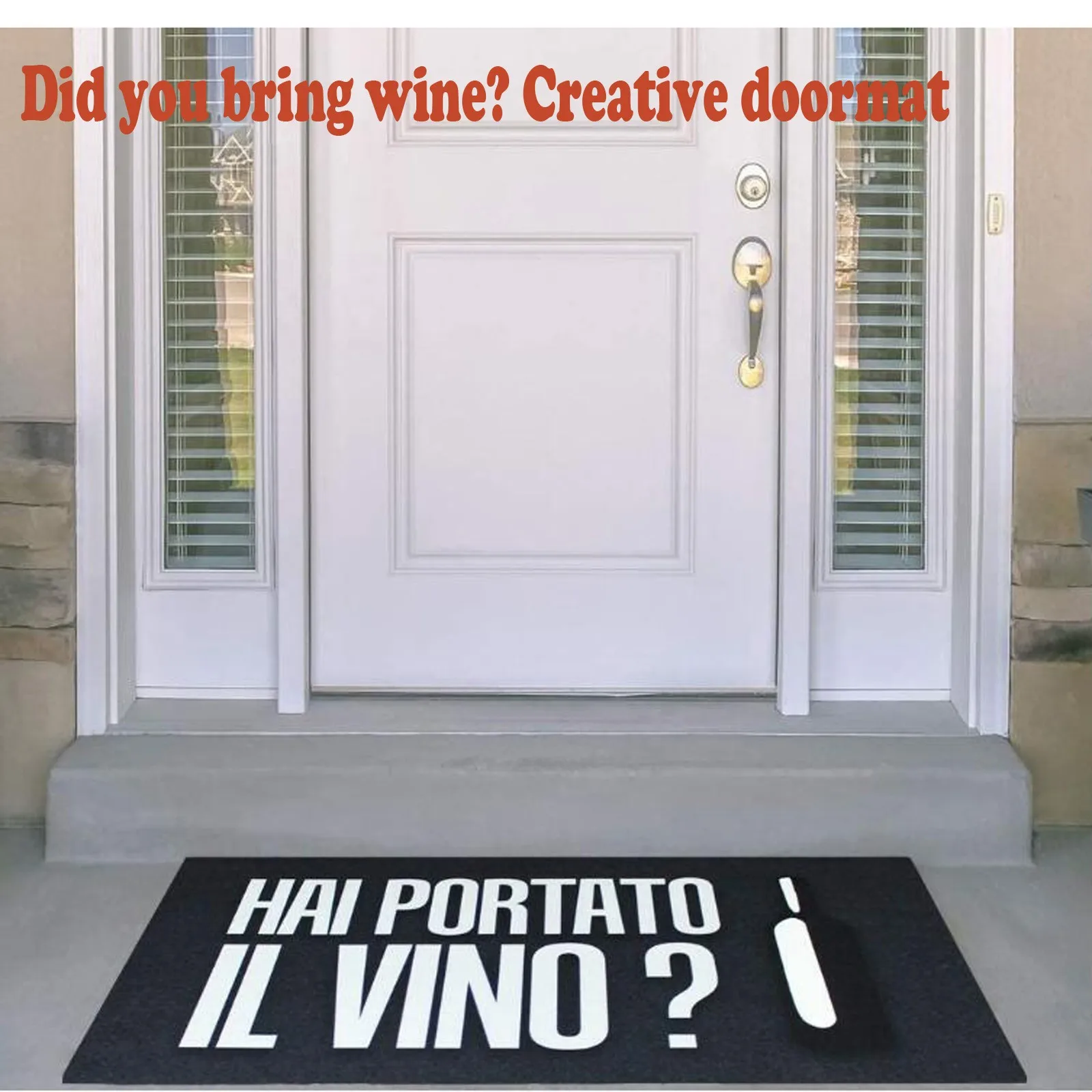 Вы принесли вино юмористическое творчество дверной коврик коврики аксессуары