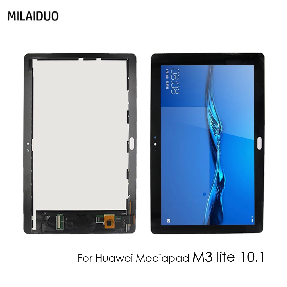 

10,1 "для Huawei Mediapad M3 Lite 10 BAH-AL00 BAH-W09 BAH-L09 ЖК-дисплей + цифровой преобразователь сенсорного экрана в сборе