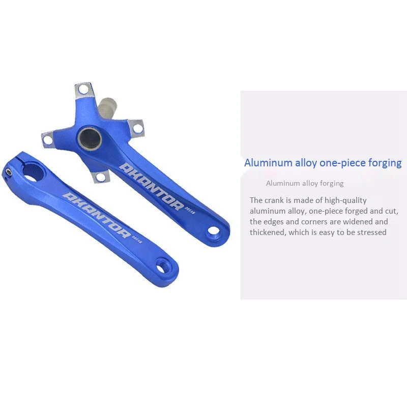 

AKANTOR AK Mountain Bike Crankset Aluminum Alloy Bike Crank Arm Setfor MTB BMX Road Bicycle