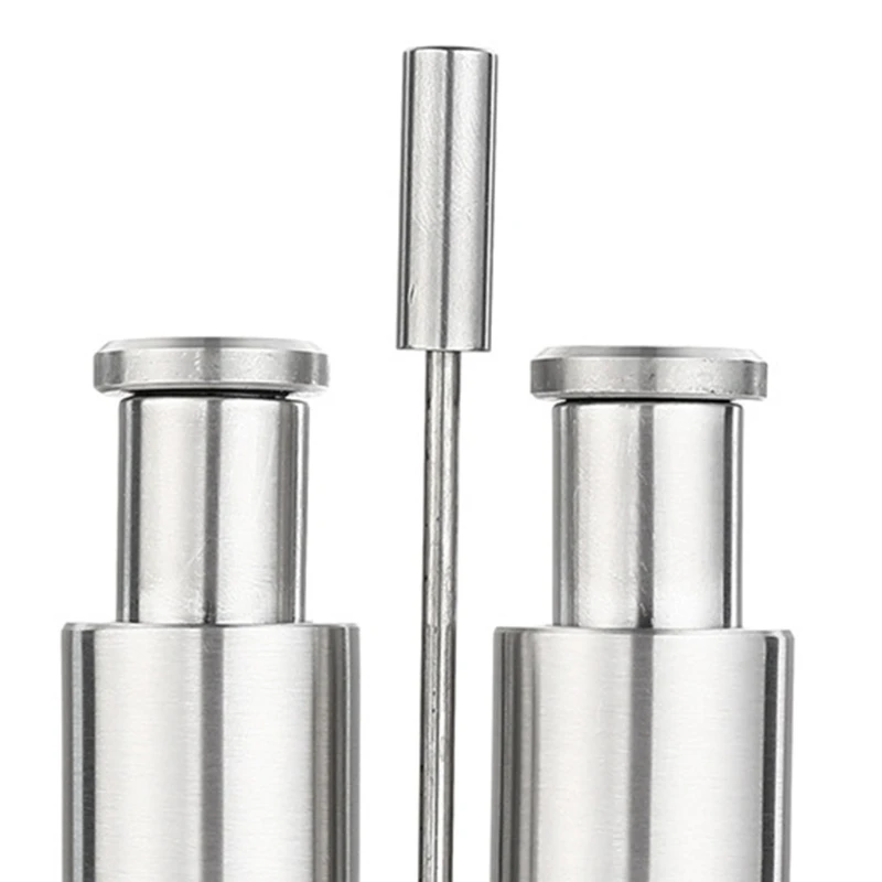 Description Picture 5 of itemSpice Salt And Pepper Grinder Set Spice Grinder Pepper Mill Shaker Thumb Press Stainless Steel 2 Pack With Storage Stand