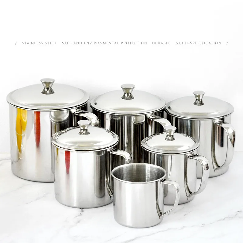 304 кружки для воды из нержавеющей стали Детская кружка с крышкой детского сада