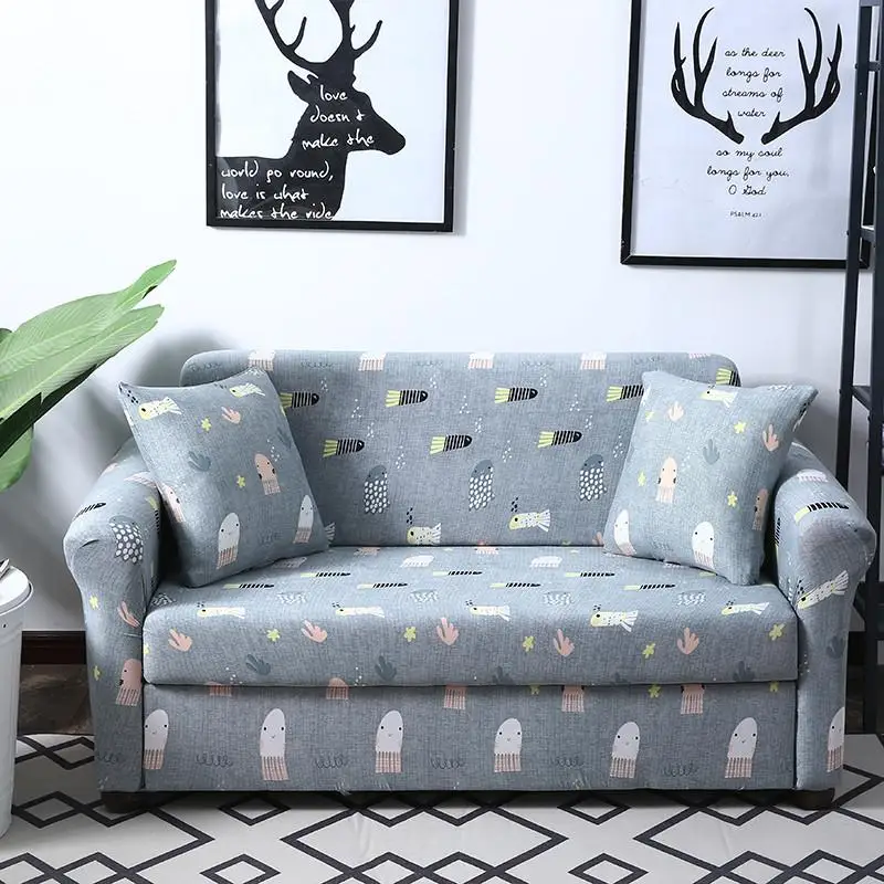 

42 Sofa Cover Tight Wrap All-inclusive Elastic Slipcovers Sofa Covers for Living Room Sectional Couch Corner Cover Case