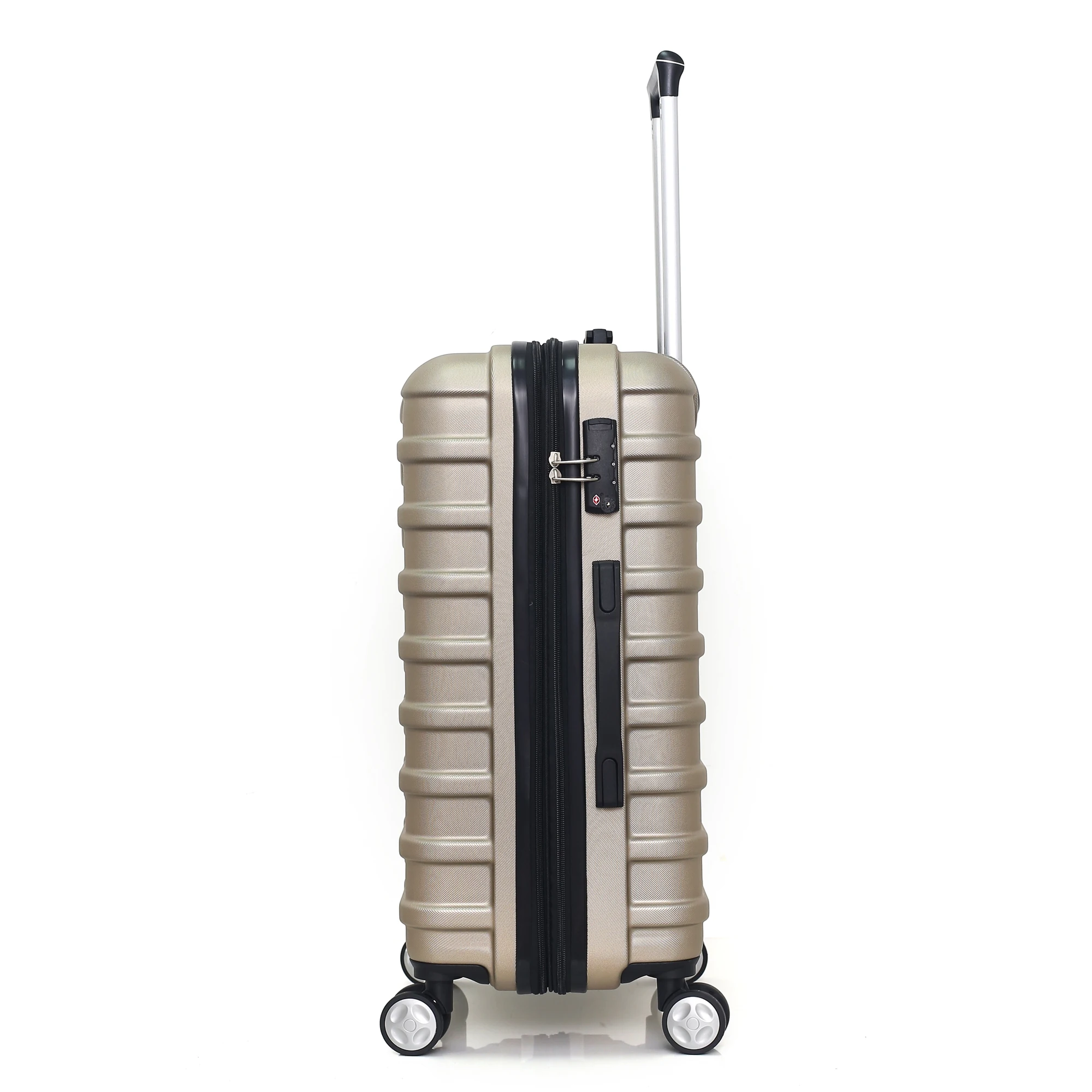 Багаж 3 шт набор abs багаж твердый костюм чехол светильник вес с расширяемым