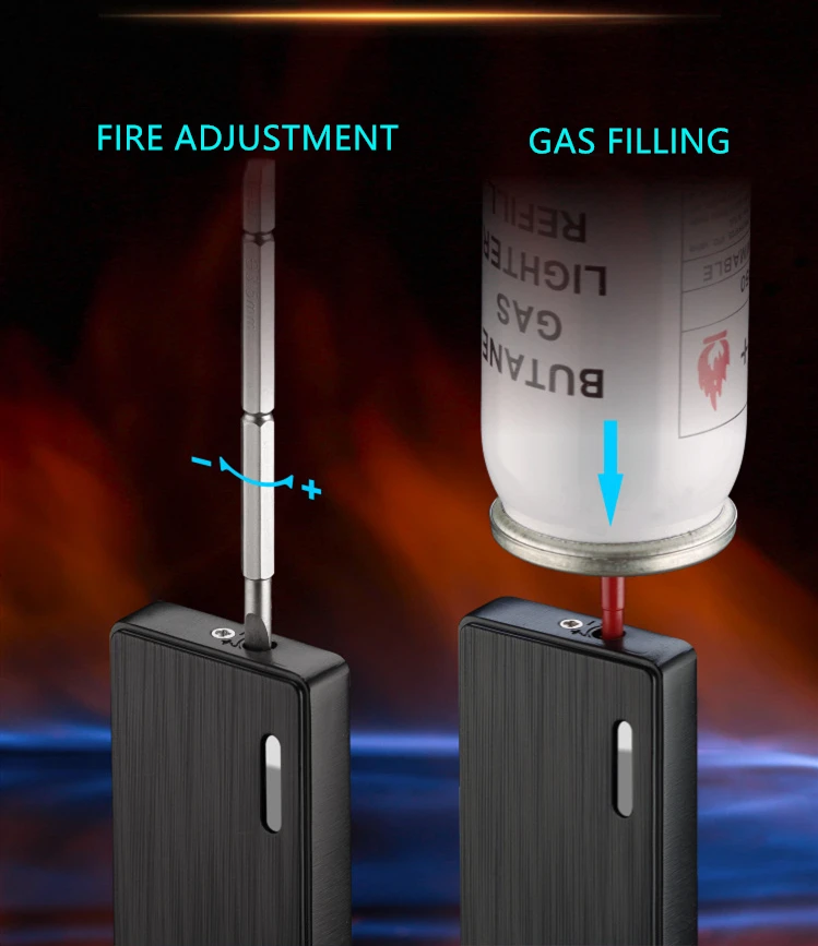 Фонарь зажигалка турбо 1 струйный бутановый газовый прикуриватель ветрозащитная