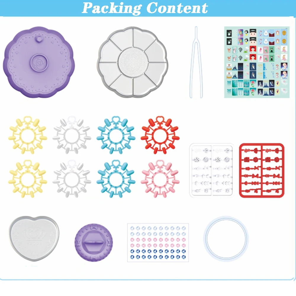 Детские Младенцы DIY 3D детский дизайн ногтей Красота принцесса девочка игрушка