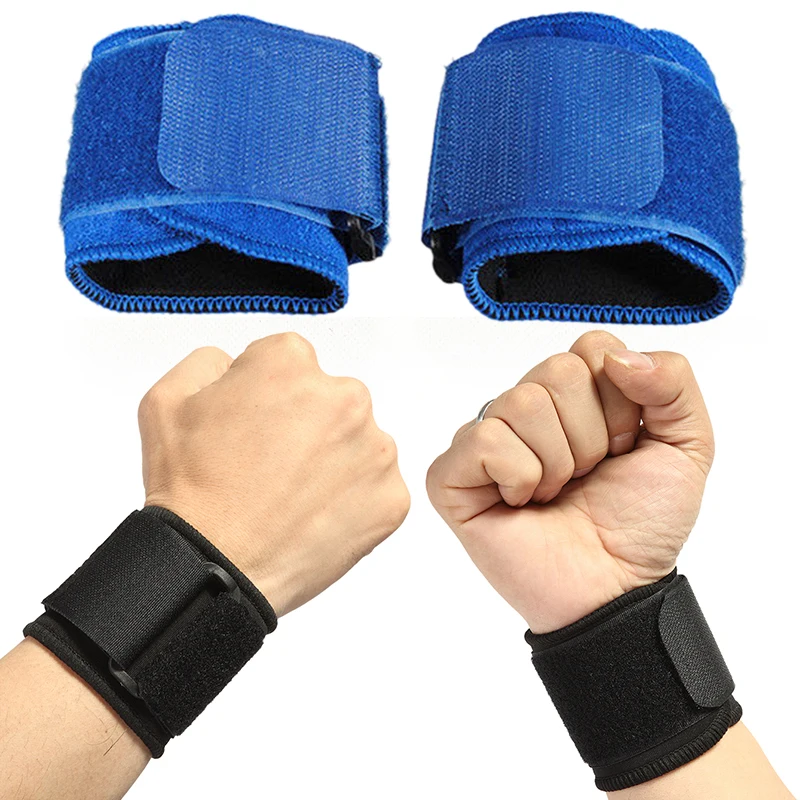 

Adjustable Soft Wristbands Wrist Support Bracers For Gym Sport Basketball Carpal Protector Breathable Wrap Band Strap Safety
