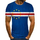 Новинка 2020, летняя мужская футболка с 3D-принтом флага, Повседневная футболка с круглым вырезом, футболки для мужчин, xxs-xxxl