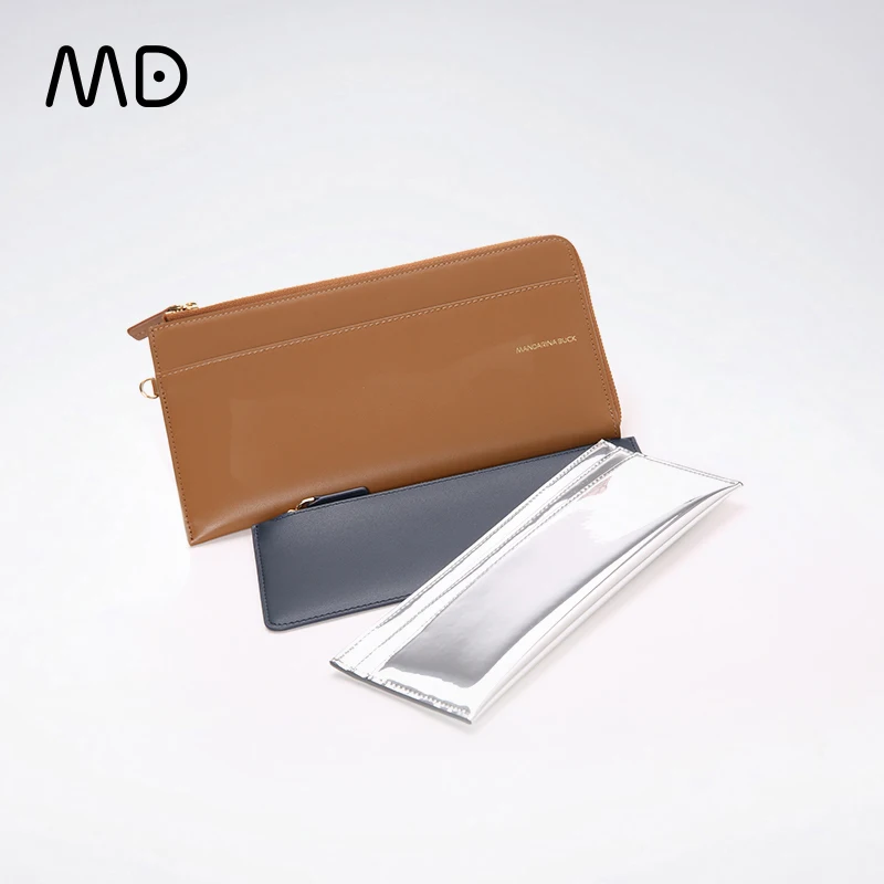 

Mandarina Duck VELOCE Series Fashion Clutch Envelope Women Wallets Small Italian Brand Leather Purse