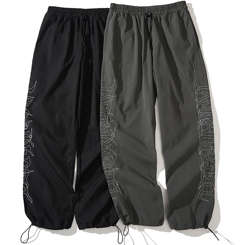 Мужские спортивные штаны TDFR с вышивкой уличная одежда буквенным принтом