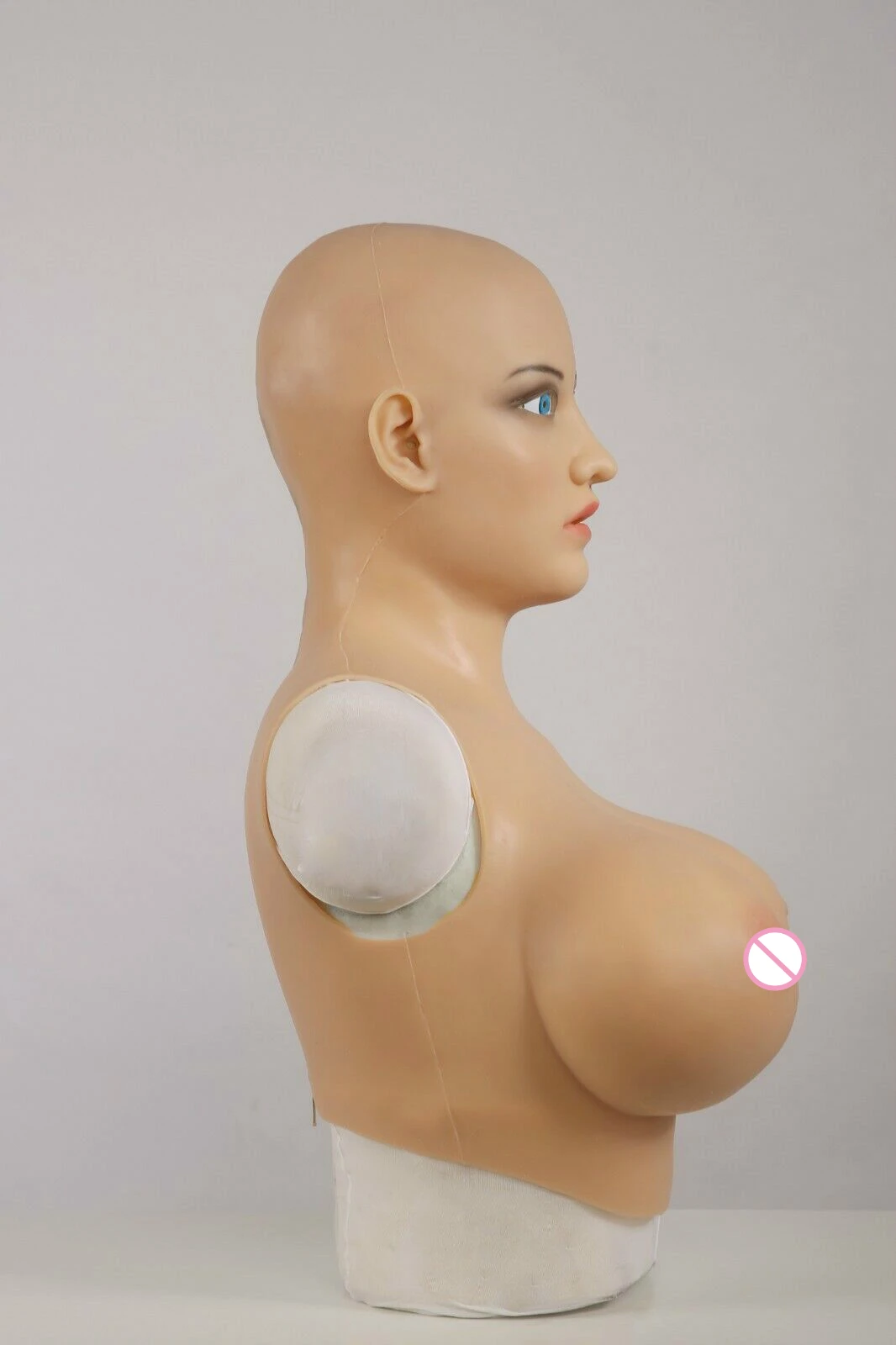 Bra Set Crossdresser Silicone Breast Transgender G Cup Elastic Cotton Filling Artificial Chest