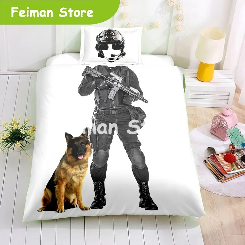 Новые детские модные креативные постельные принадлежности с цифровым принтом