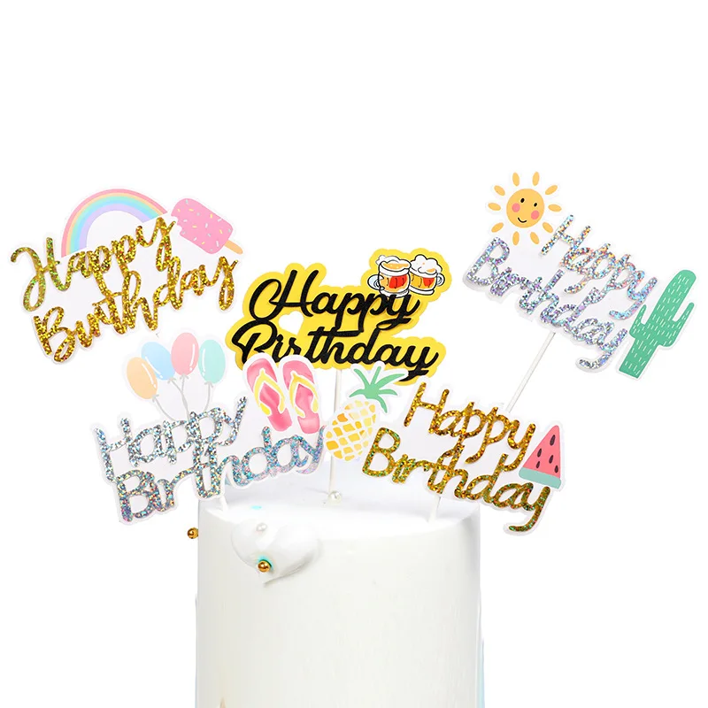 Вечерние украшение торта выпечки летнее платье с радугой воздушным шаром