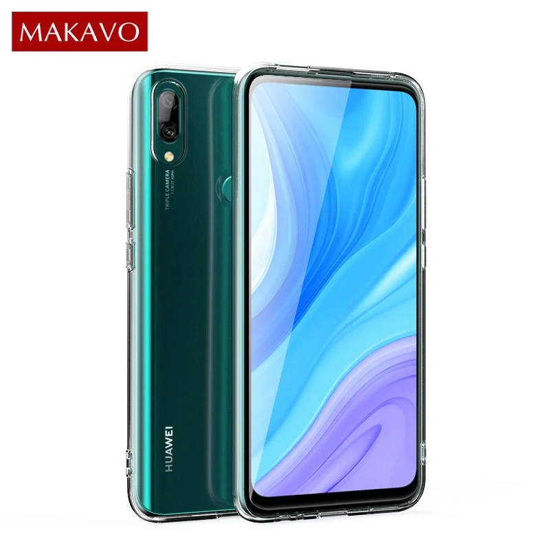 Для huawei P Smart Z чехол тонкий ТПУ подходит прозрачный силиконовый прозрачный мягкий чехол для huawei P Smart чехол для телефона