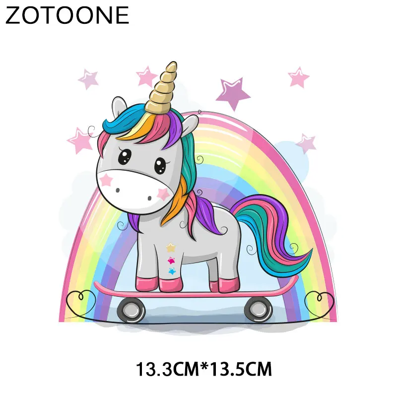 ZOTOONE Cartoon Animal stickers for iron transfer clothes DIY accessory t-shirt dresses washable heat H | Дом и сад