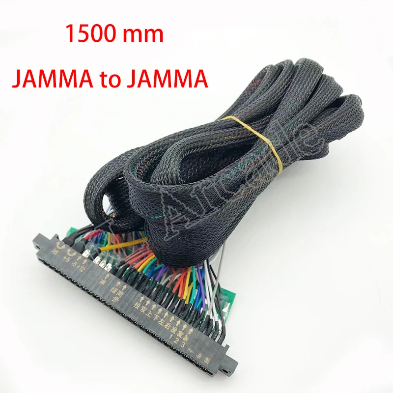 Аркадная игра машина 28pin JAMMA Удлинительный кабель 1500 мм Jamma разъемы золочение